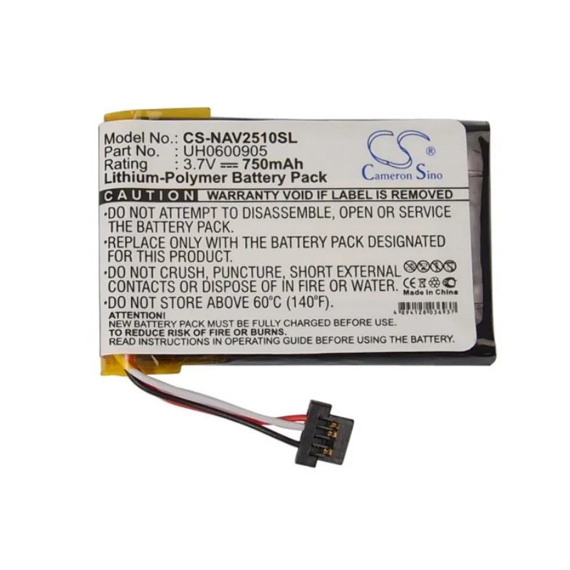 100% NEW750mAh Battery UH0600905 for Navigon 2510, 2510 Explorer