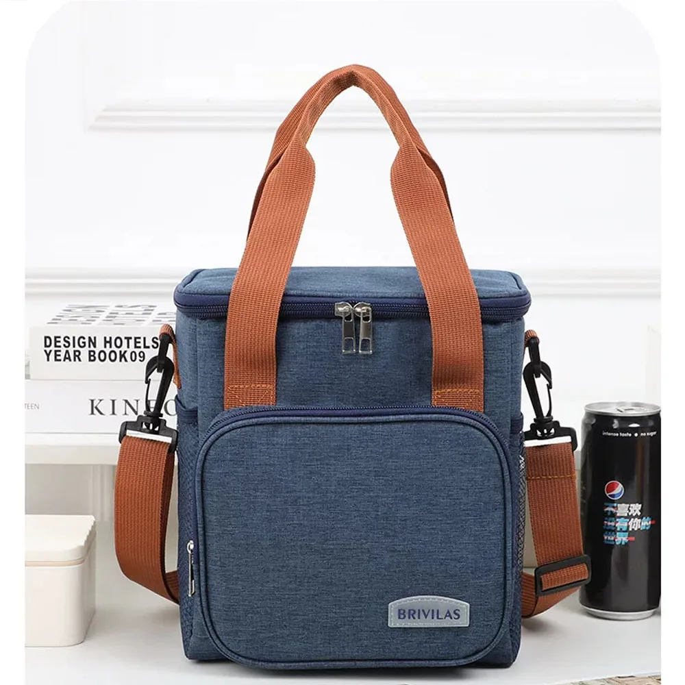 Portable Thickened Ice Pack, Outdoor Picnic Bag, Extra-Large Capacity Lunch Bag, Insulated Lunch Box Bag