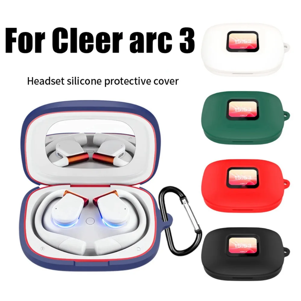 

New Silicone Case Cover Shockproof Anti-Scratch Protector Headphone Accessories Protective Shell for Cleer arc 3