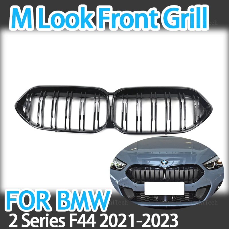 

High Quality ABS Car Styling Front Kidney Grille Dual Slat Grille For BMW 2 series Gran Coupe 4 doors F44 2021-2023 Accessories