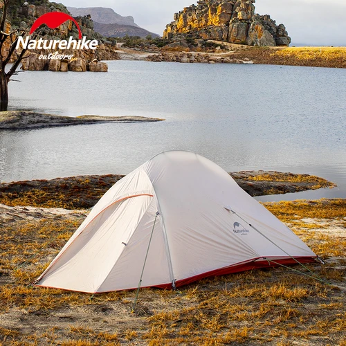 네이처하이크 클라우드 업 초경량 방수 캠핑 텐트, 야외 트레킹 여행 배낭 사이클링 텐트, 1, 2, 3 인용, 20D 