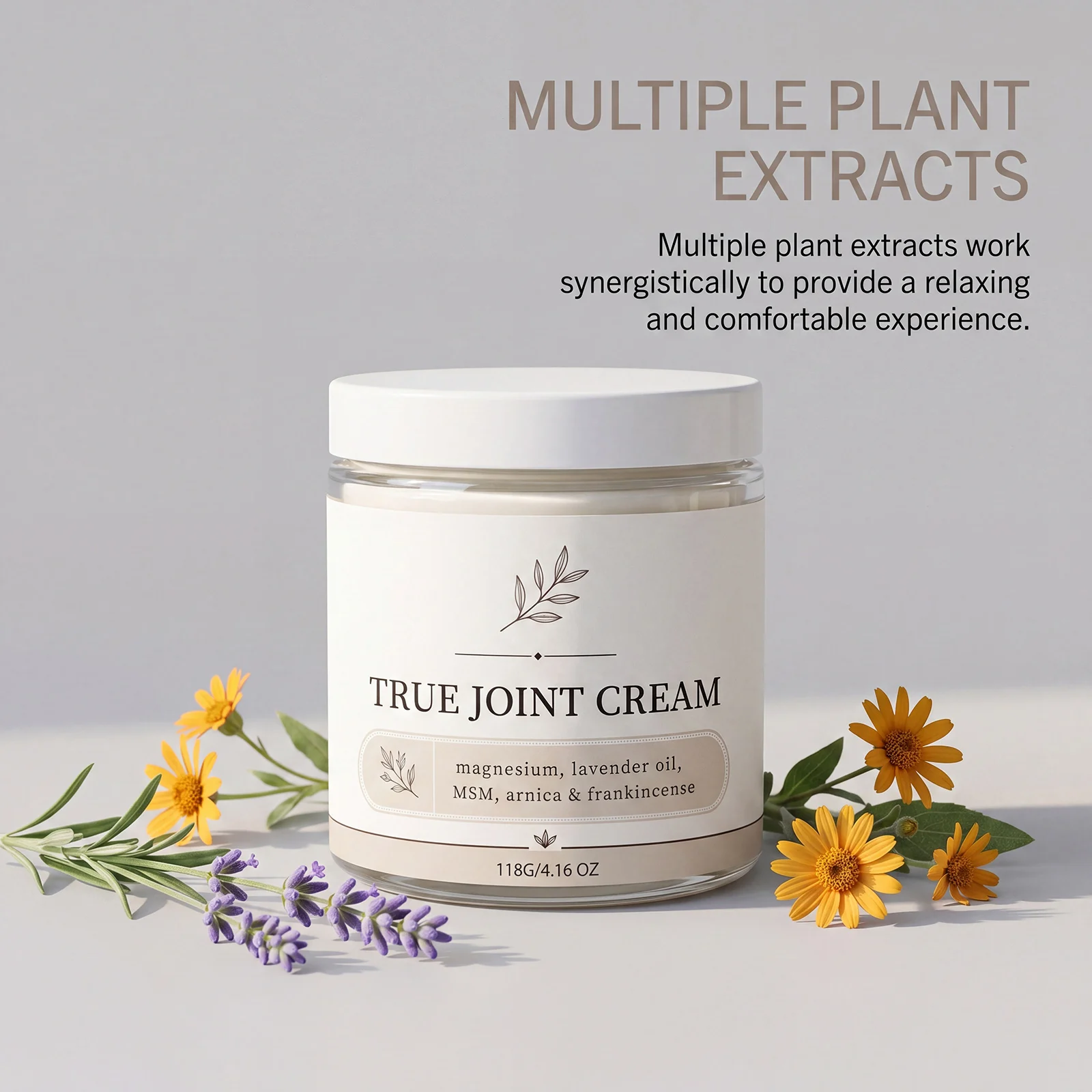 Joint Care Cream Magnesium Soothing Cream Relief Nerve Improve Joint Discomfort Reduce Soreness Daily Moisturizing Massage Cream