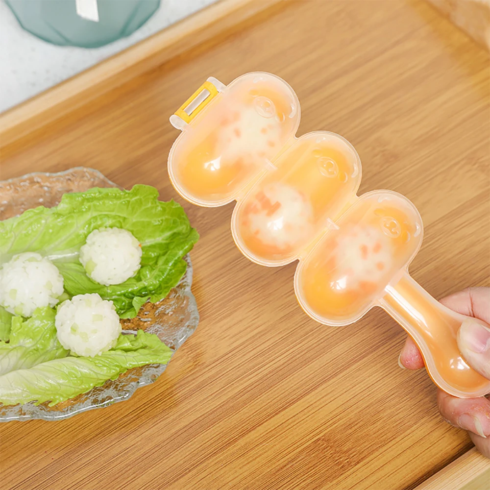 Baby Rice Vegetable Ball Mold Cute Food Decoration Kids Lunch Creativity DIY Sushi Onigiri Maker Mould Kitchen Tools