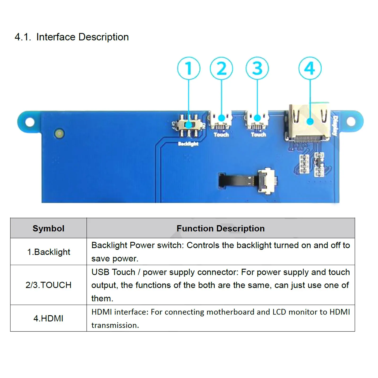 7-Inch LCD H D M I Display HD IPS 1024x600 Capacitive Touchscreen for Raspberry Pi 3B+/4B BB-Black Banana-Pi  mainstream mini PC - view 4