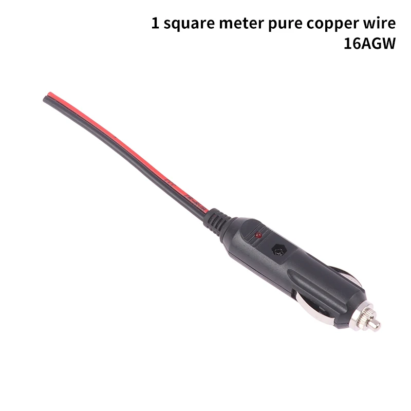 High Quality Copper Wire High-power 12V 24V Car Cigarette 20A Bus Cigarette LED Socket Connector Adapter