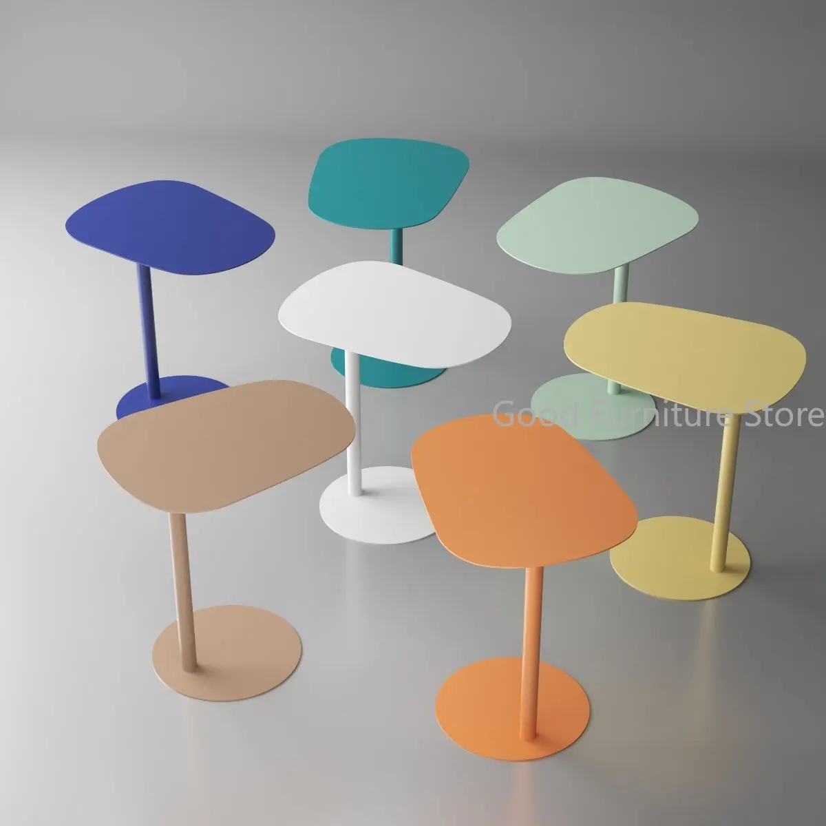 Nordic Sofa Side Table Macaron Color Coffee Table Simple Bedside Table Small Coffee Tables Dropshipping Living Room Furniture