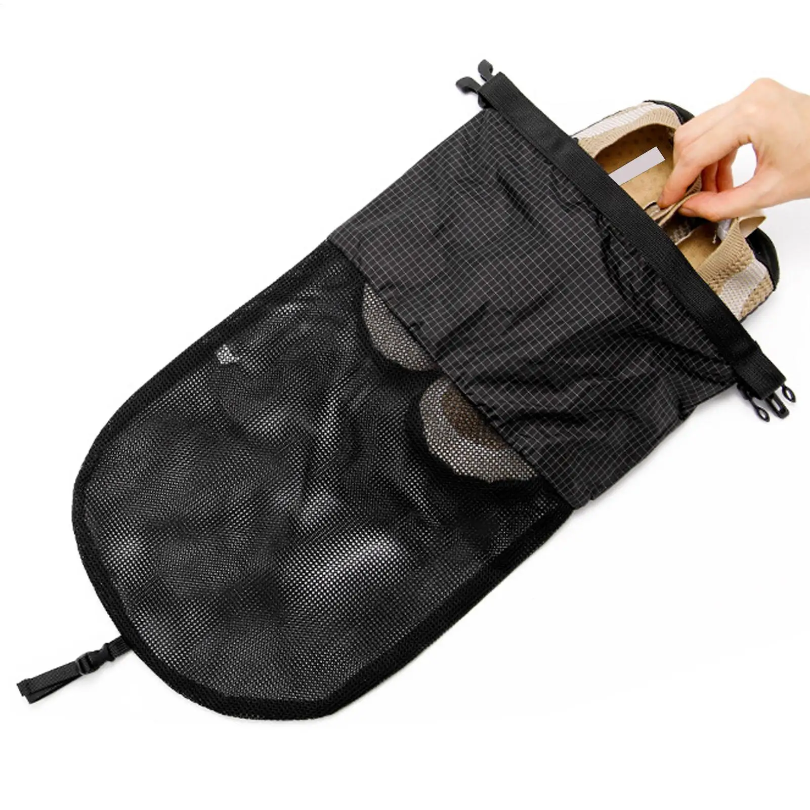 NEW Breathable Mesh Shoe Bag Large Capacity Travel Shoe Pouch For Packing, Vacation Cruise Airplane Beach & Camping