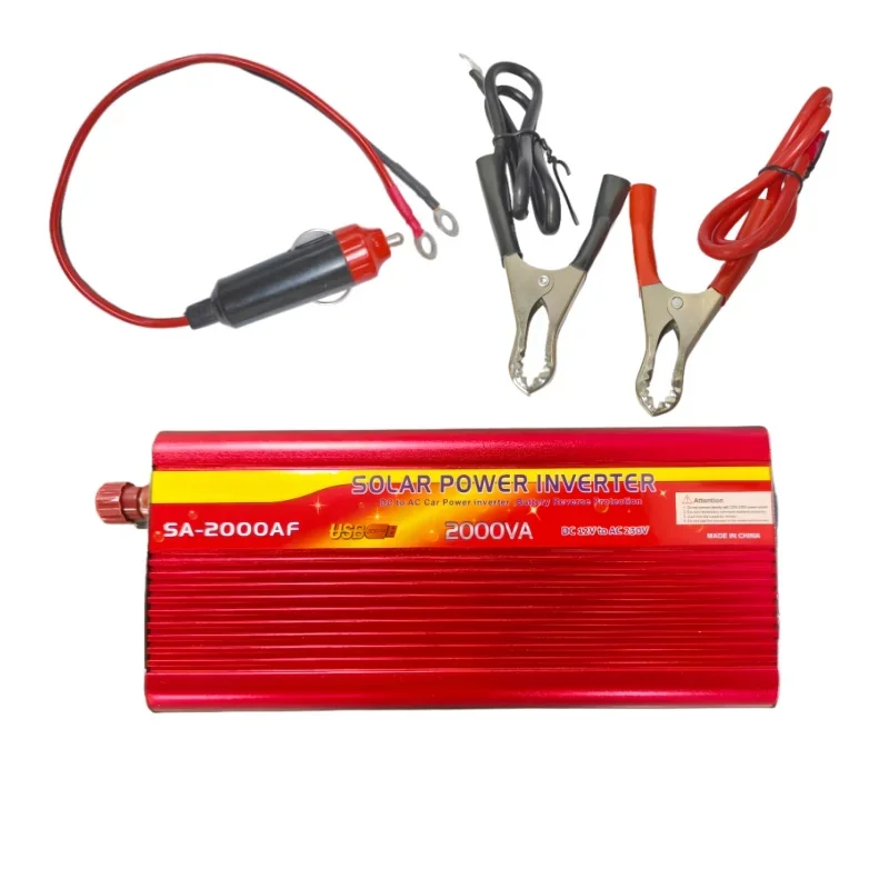 EU 12V 2000W Power Adapter On Board Inverter AC220V Converter for Car Appliance Transformer