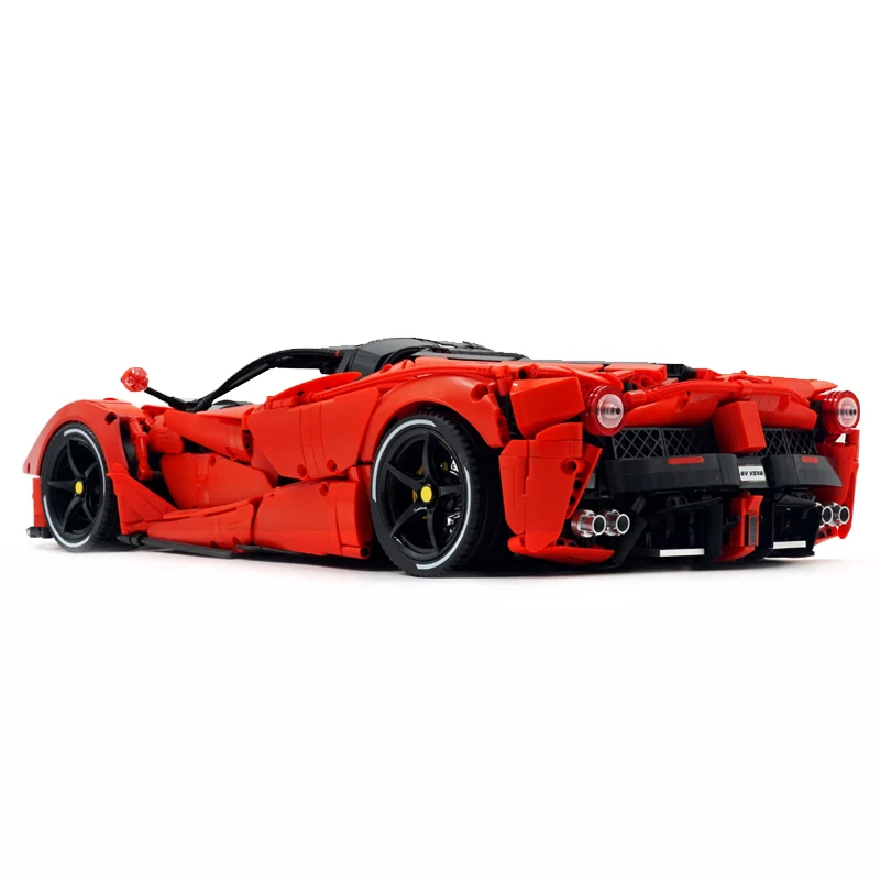 CADA 61505 Red Technical Super Sprots Car Model Building Blocks Brick DIY Puzzle Toys Assembly Birthday Christmas Gifts