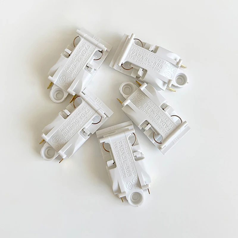 Temperature Controlled Automatic Power-Off Feature 16A Kettle Switch, 5 pcs pack in White for High Power Use