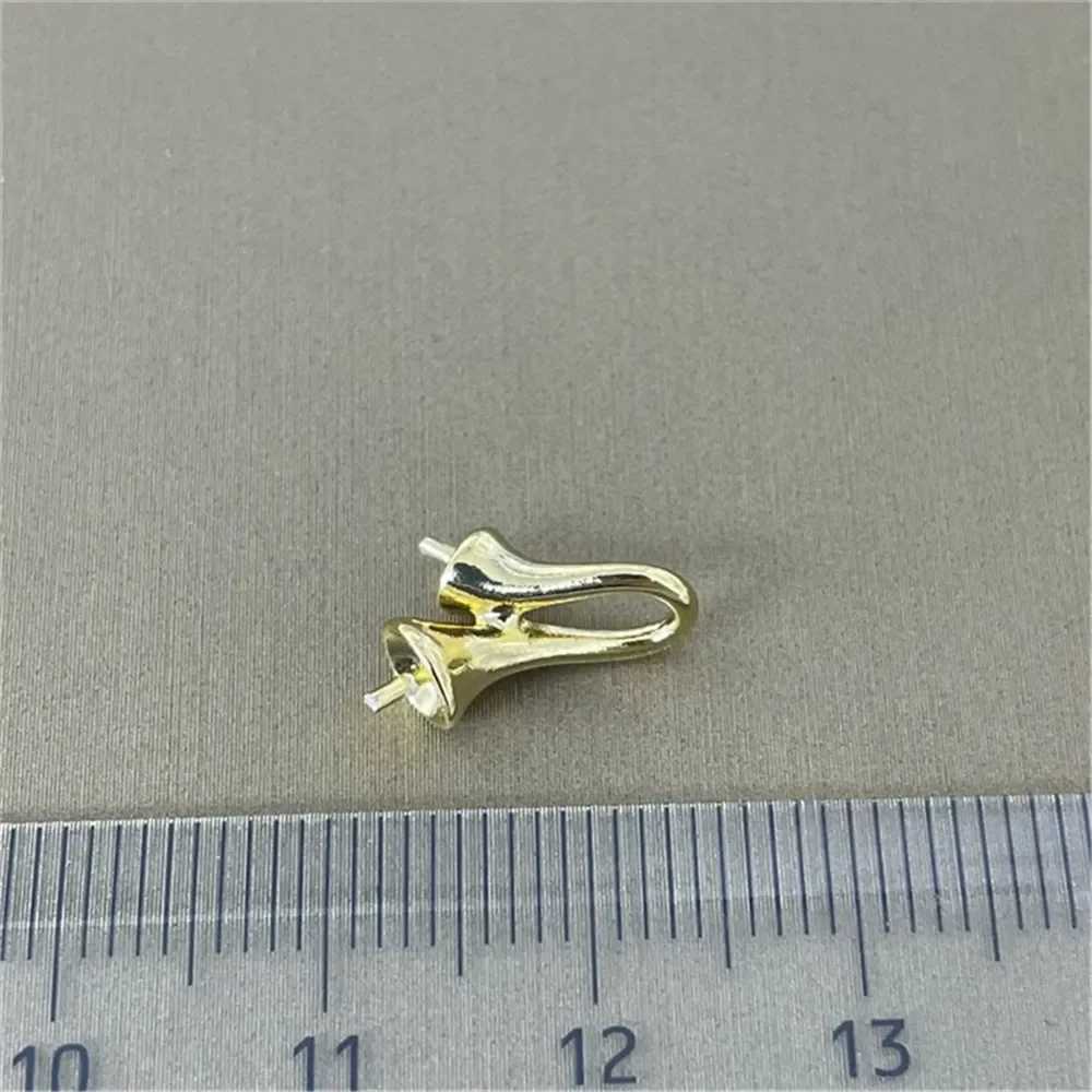 Classic Pearl Pendant Accessory 18K Plated Gold Pendant Settings Jewelry Findings Parts Fittings Connection Accessories D033