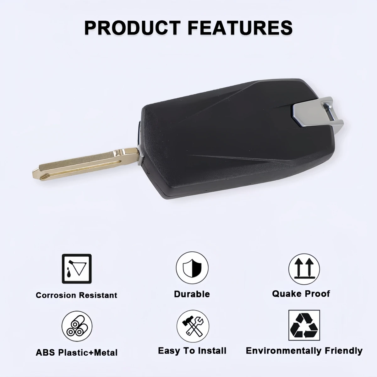 Motorcycle Remote Key Case Housing For KTM 1290 Super Adventure S R 1290 Super Duke R Fold Key Shell With Blade Accessories