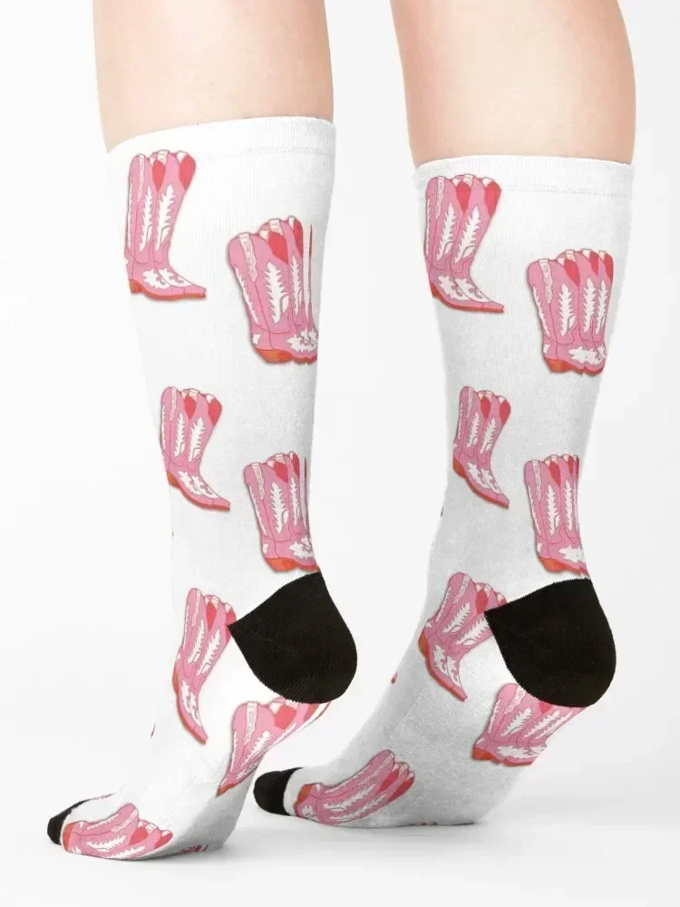 Cowboy boot Socks christmas stocking loose luxury designer brand Socks Men's Women's