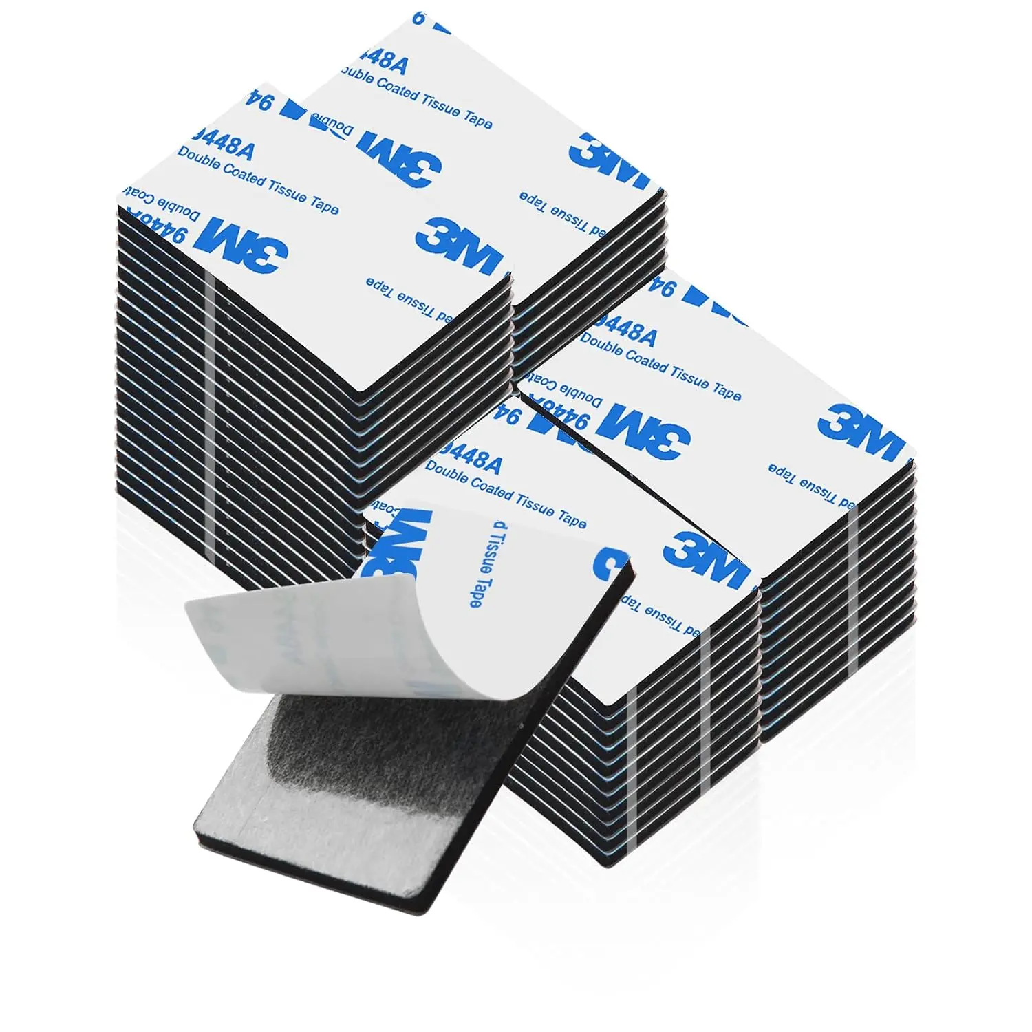 40pcs Double Sided Tapes High Temperature Resistant Heavy Duty, 1.96 * 1.18 Inch Strong Adhesion and Multi-Purpose for LED Strip