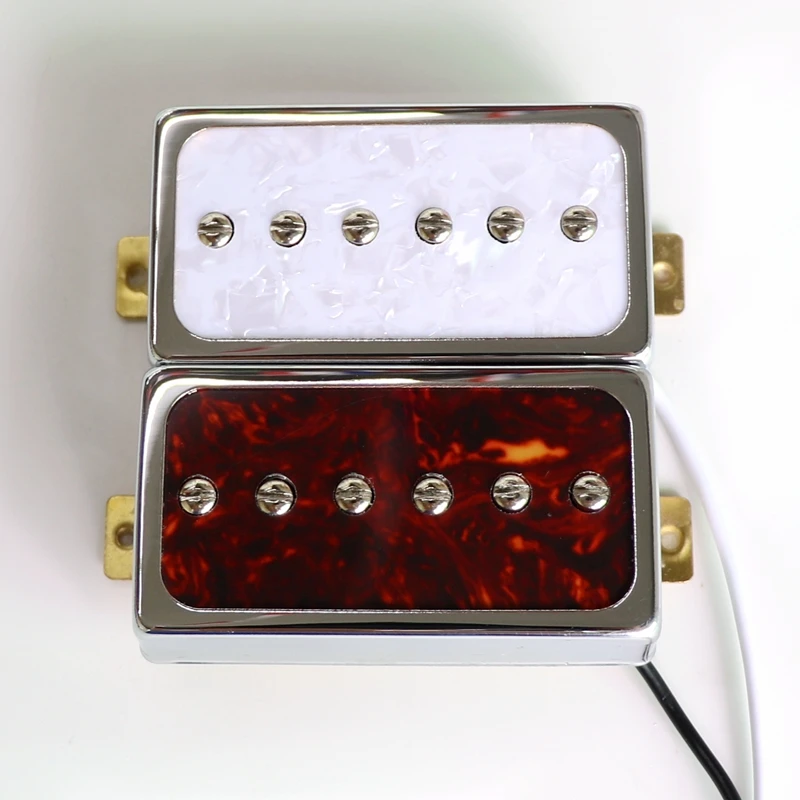 لؤلؤ مخصص-لؤلؤ السلحفاة غطاء الغيتار بيك آب ، النيكو 5 بار المغناطيس ، حجم Humbucker ، P90 رطل