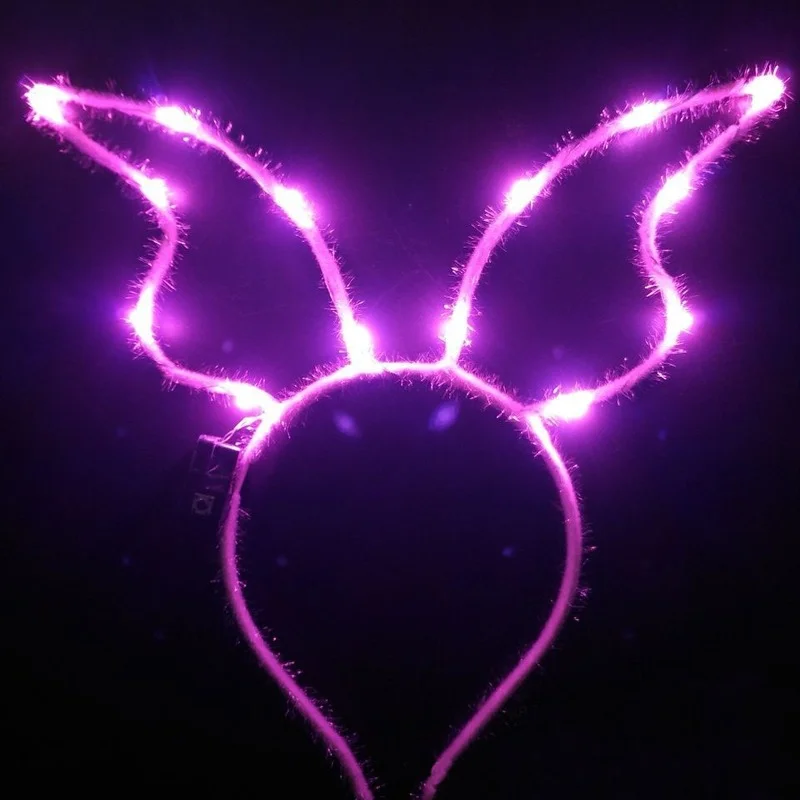 LED  Light Antler Headband Hairband Head Wear  Photography Party Props Decorations  Easter     Halloween