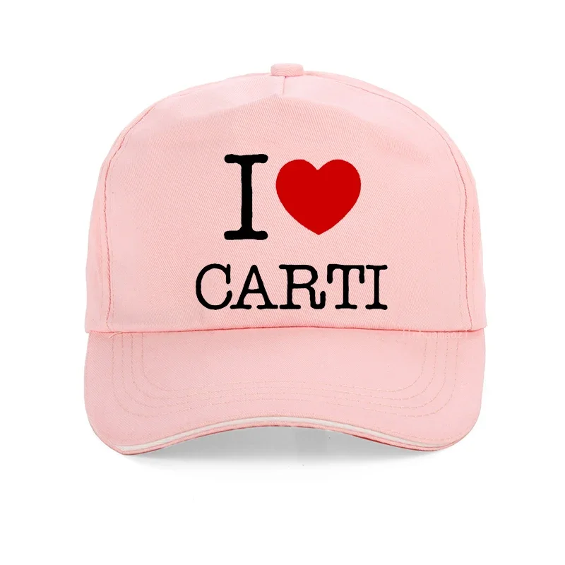 I Love Playboi Carti Hip Hop hat Mens Tupac 2Pac Unisex Fashion Baseball cap Funny Summer Snapback hats