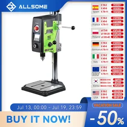 ALLSOME 6-Speed Benchtop Drill Press Drilling Machine