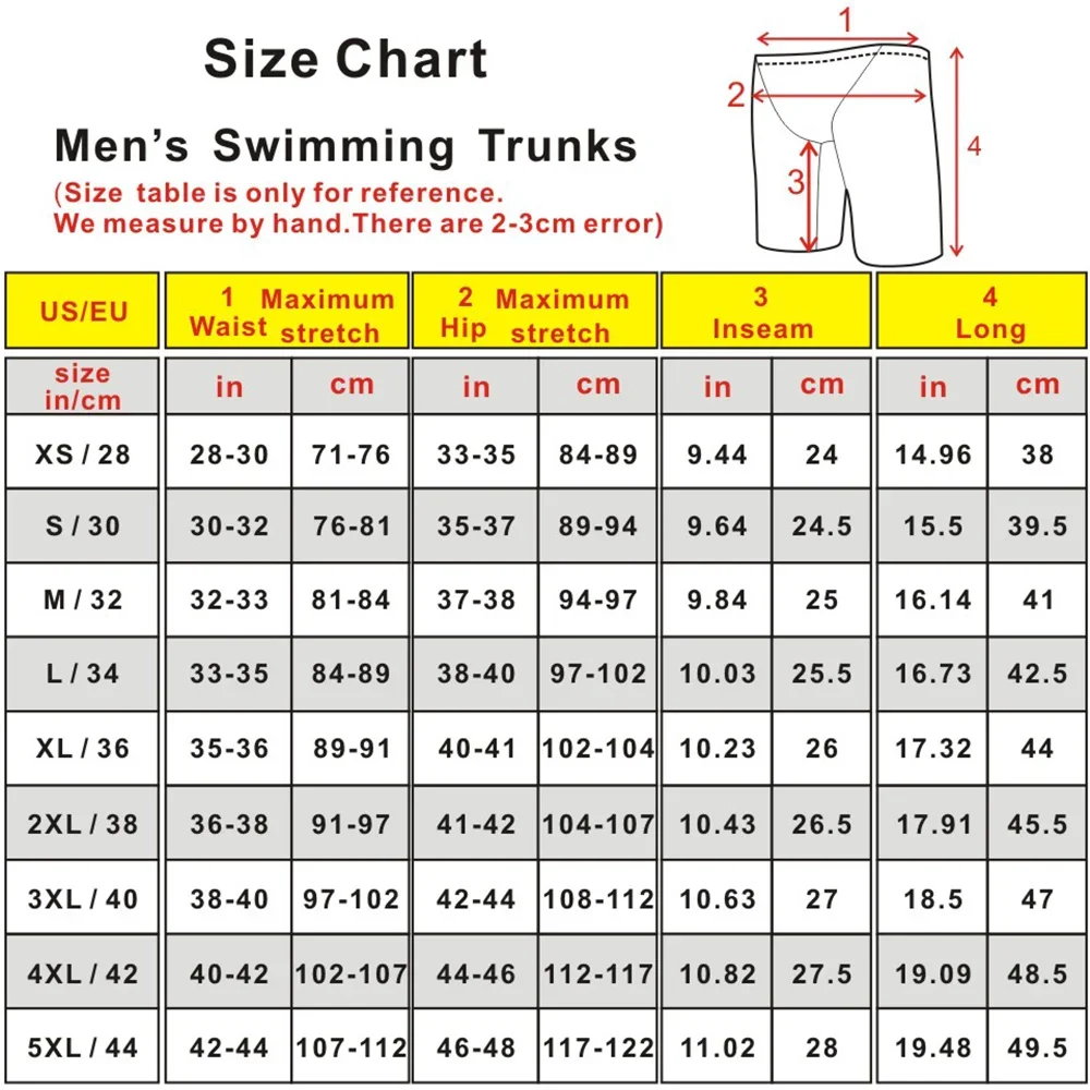 Men Swimwear Jammer Swimming Shorts Beach Surf Tights Trunks Training Swimsuit Printing Contest Sports Surfing Diving Trunks