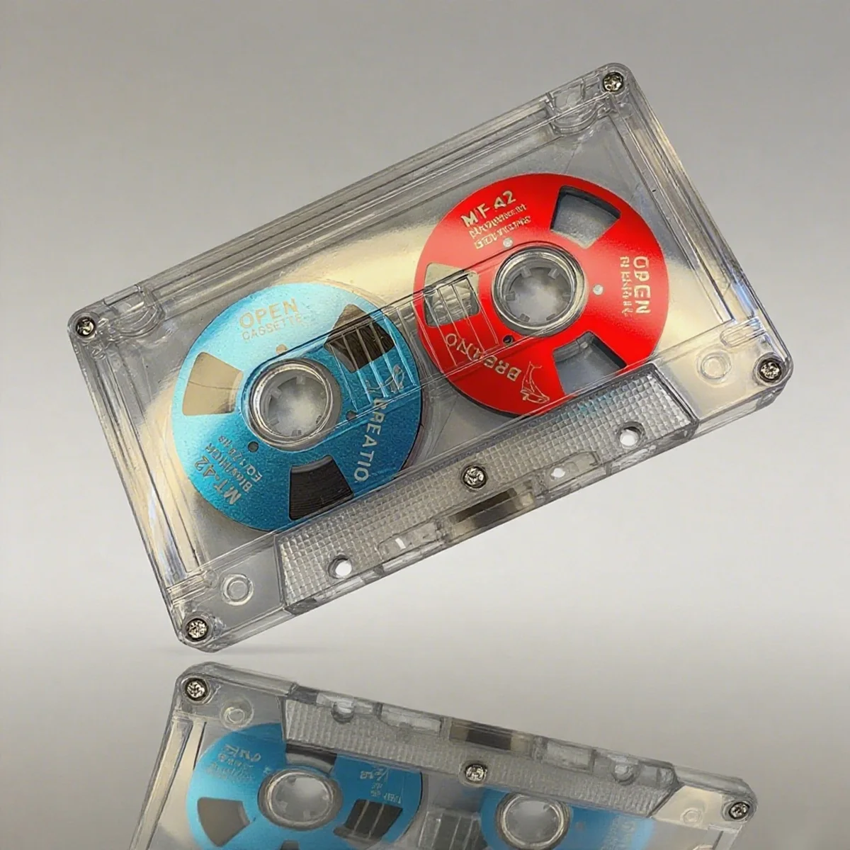 Kaseta audio 50-minutowa, kaseta magnetofonowa szpulowa, pusta taśma, podwójna kolorowa metalowa szpula, taśma muzyczna HIFI do Walkmana, magnetofonu. — zdjęcie produktu 6