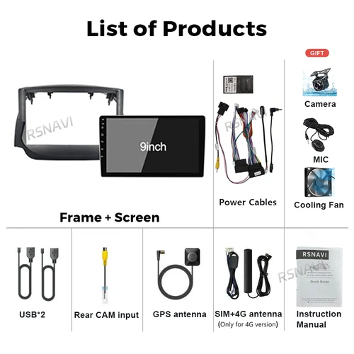 Imagen 2 del producto Android 15 Carplay Auto 2K pantalla Radio de coche reproductor Multimedia para Ford Ecosport 2013-2017 DSP 2din Autoradio unidad principal estéreo