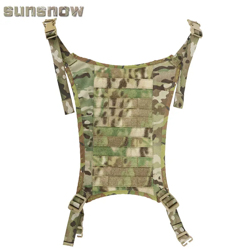 حقيبة الظهر التكتيكية على الوجهين معلقة الجيب لوح توسيع مولي