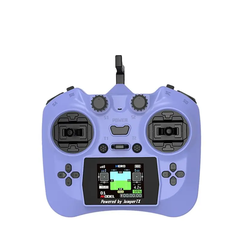 AT29-Smart Remote Controller TX Color Screen Transmitter Hall Sensor Gimbals ELRS 2.4G 100Mw 12CH For FPV RC Drone C