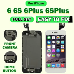 AAA LCD For iPhone 6 6S Plus 6P 6SP Display Full Set Assembly Replacement Kit Complete with Home Button Front Camera Ear Speaker