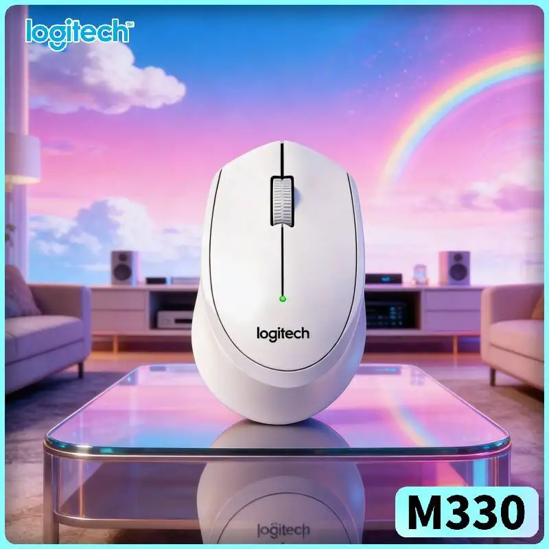Clean Desktop Surface By Removing Messy Tangled Wire Logitech M330 Silent Wireless Mouse Cable Free Layout Design