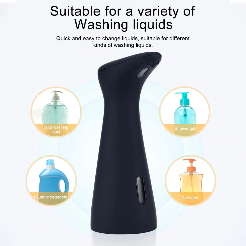 Automatic Soap Lotion Dispenser Battery Operated 200/400ML Liquid Soap Dispenser Touchless PX6 Waterproof Home Hotel Restaurant