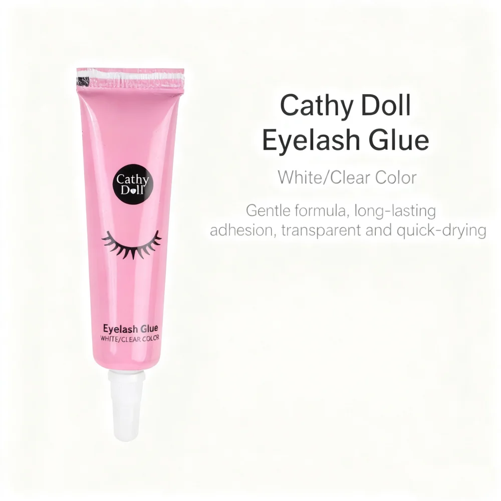 10 صفوف من مجموعة غراء الرموش المزيفة السميكة المقطوعة مع طلاء الثعلب الجبلي + غراء الرموش + مشبك رموش خاص #5