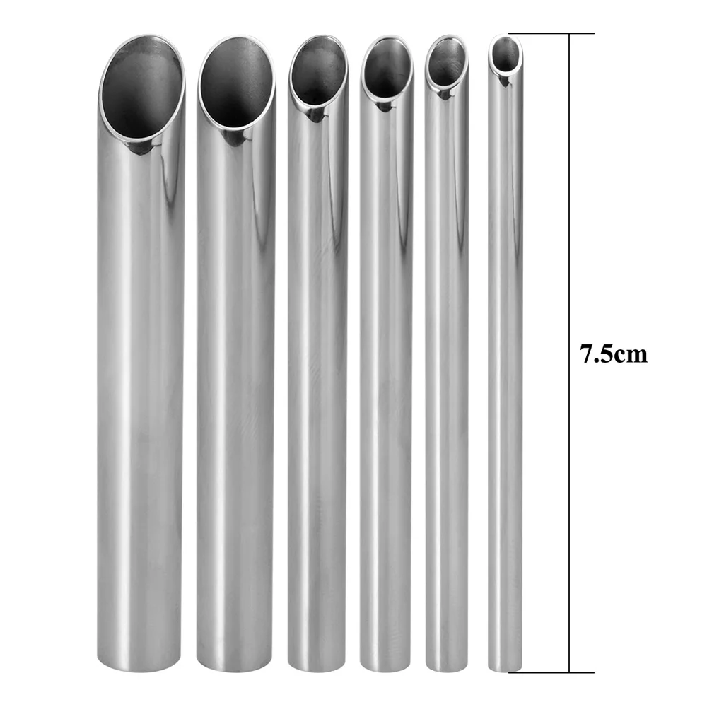 1pc Nadeln Empfang Rohr Körper Schmuck Halten Piercing Werkzeug Chirurgenstahl Piercing Empfang Rohr Akzeptiert Werkzeuge Kit 3-9mm – Detail 3