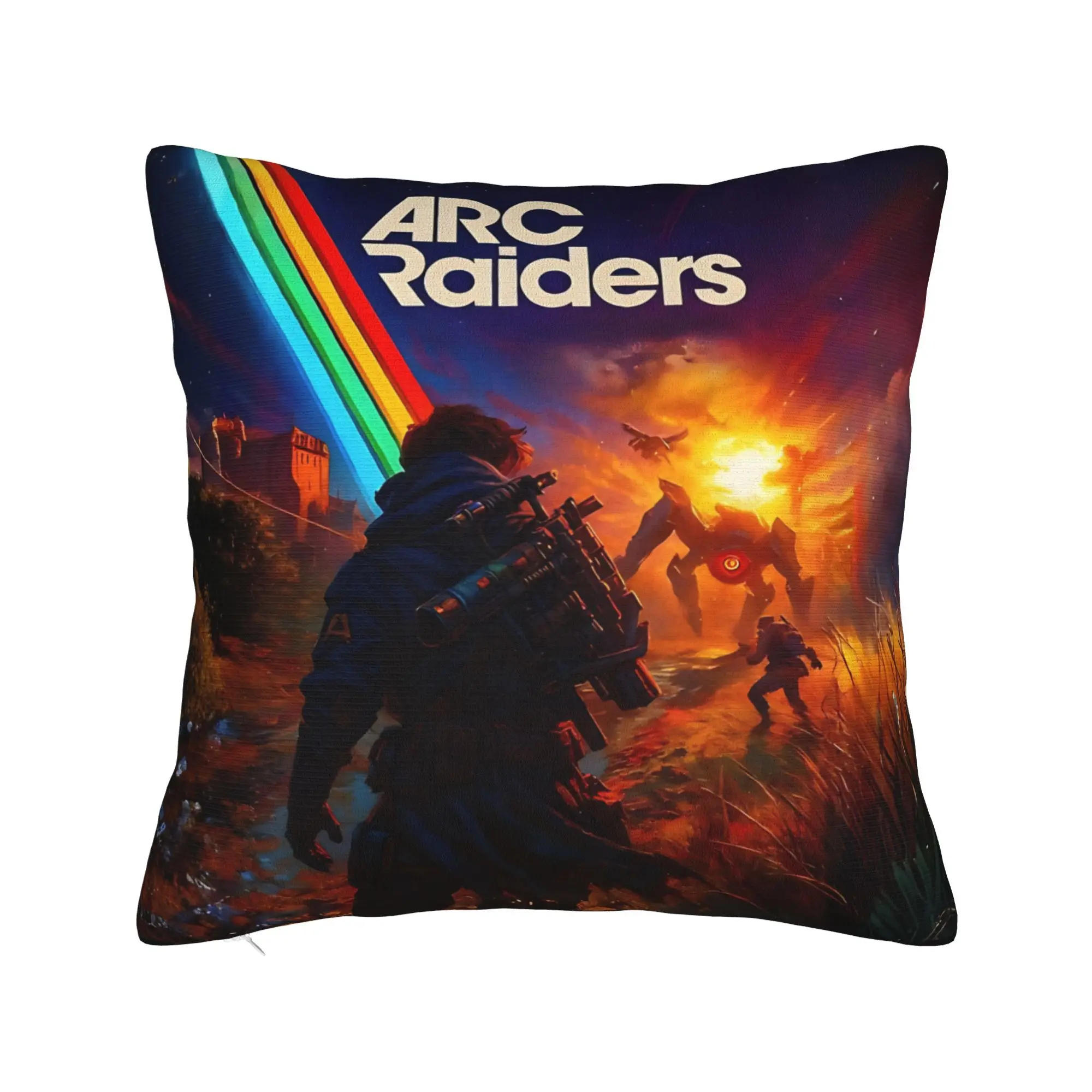 

ARC Raiders Pillowcase Polyester Cushion Cover Decorative Gaming Pillow Case Cover Seat Square 40X40cm