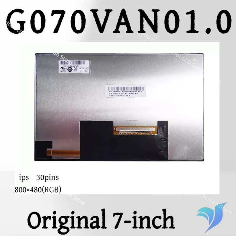 

Original G070VAN01 G070VAM01.0 7-inch IPS 30bins LCD display screen