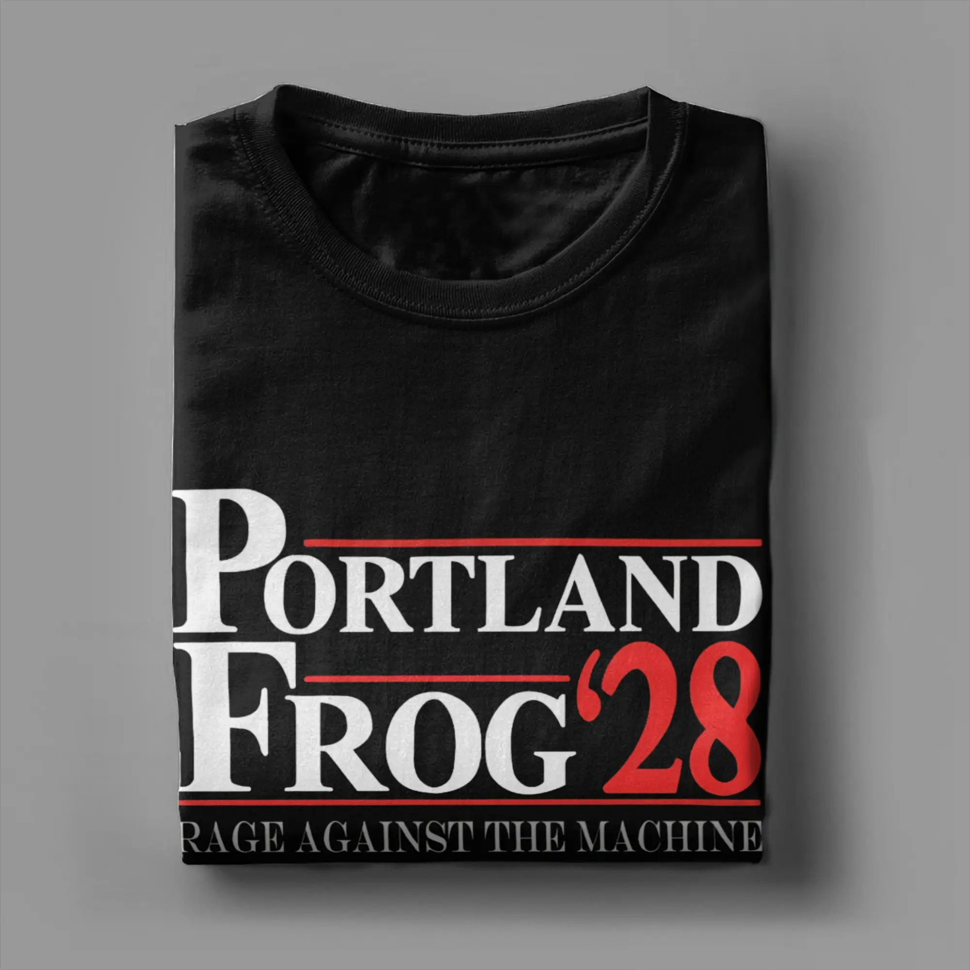 رجل تي شيرت بورتلاند الضفدع 28 تي شيرت موضة الشاطئ تيز Y2K تصميم مضحك 100 ملابس علوية من القطن فكرة هدية