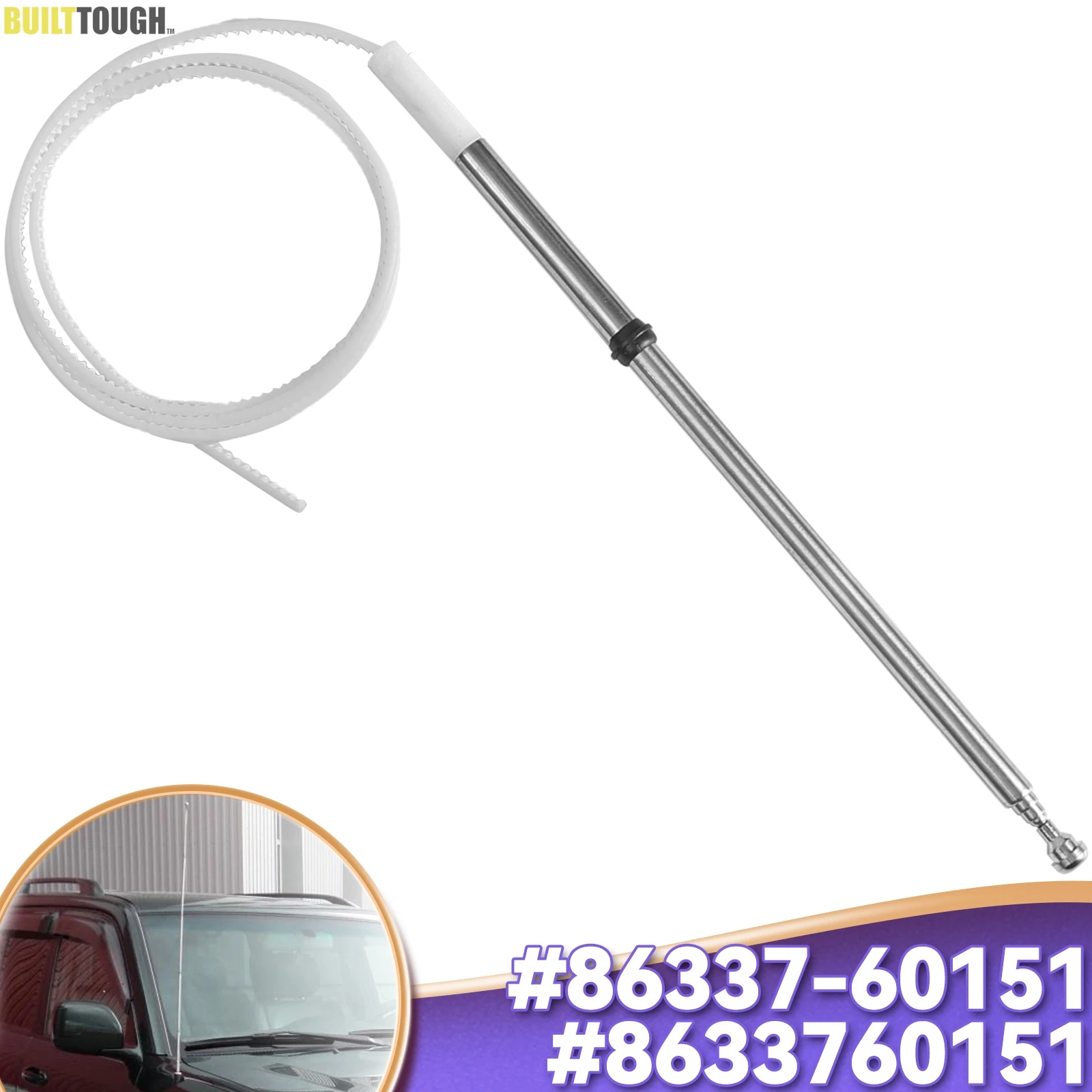 

Для Toyota Land Cruiser 100-Series Cruisers Lexus LX470 1998-2007 Автомобильная электрическая антенна Power AM FM Радио Антенная мачта 86337-60151