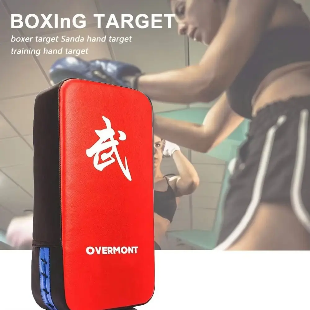 

New PU Leather Taekwondo Kick Pad Adjustable Strap Ergonomic Grip Boxing Punching Bag Sand Bag for Fitness Training