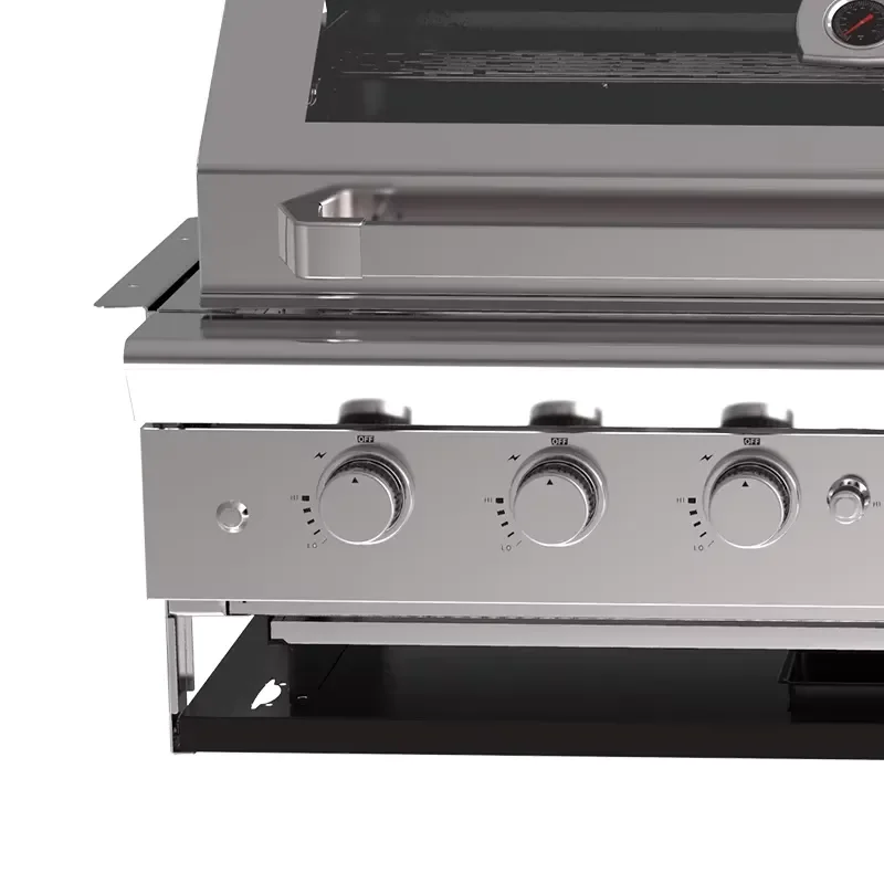 Commercial Restaurant Outdoor Kitchen Heavy Stainless Steel Built-in Grill