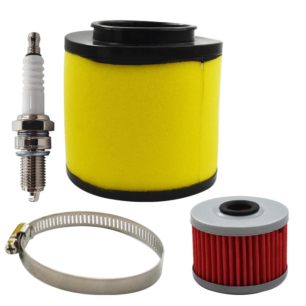 

SET Air Oil Filter Spark Plug Tune Up Kit Engine Maintenance Solution Heavy Duty For Rancher 350