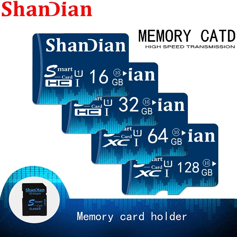 Mini TF Card High Speed Class10 Memory Card 128GB 32GB Tarjeta High Quality Flash Drive Card 16GB 64GB Smart SD Card Reder Gifts