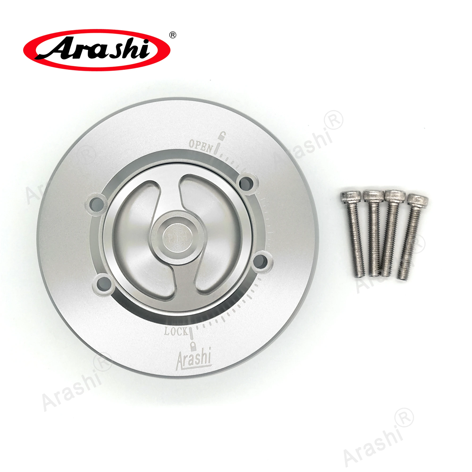 Ø104.5mm Motorcycle CNC Keyless Fuel Tank Cap Cover Protector For BMW F800ST 2006-2015/S1000RR 2010-2022/S1000R 2014-2022 2015