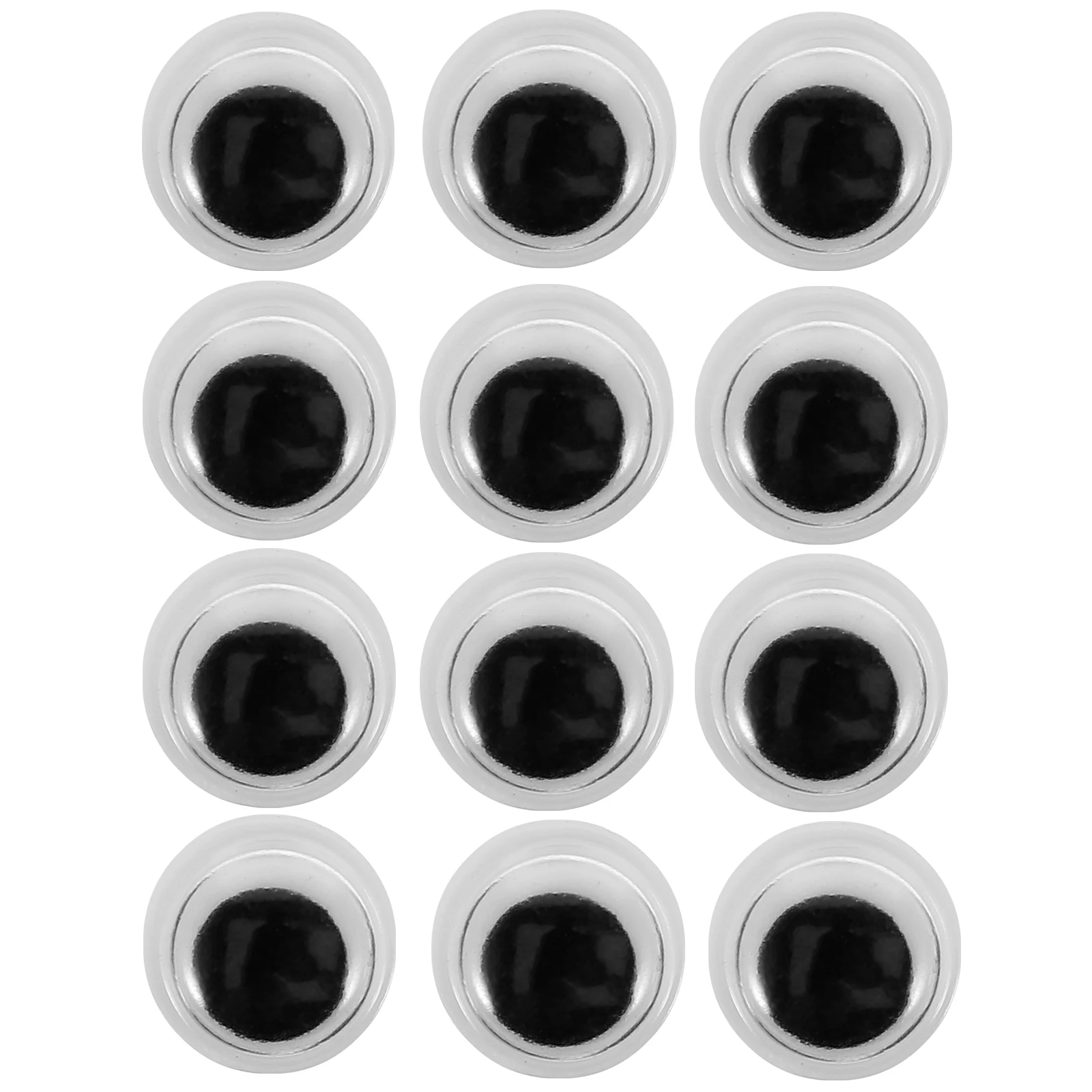 

400pcs Black White Self Adhesive Eyes 6mm Craft DIY Googly Eye Stickers Cartoon Eyes Decor Plastic Toy Accessories