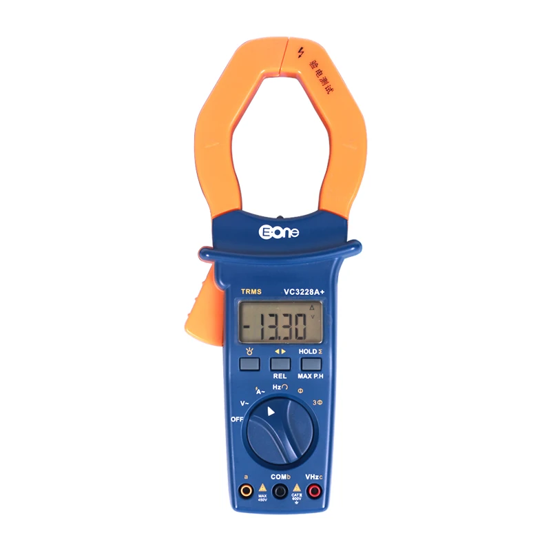 VC3226A+ VC3228A+  Clamp Meter Three-phase True TRMS Data hold Multimeter AC 600A/1500A  450V/1000V Power Tester 60kW-600kW