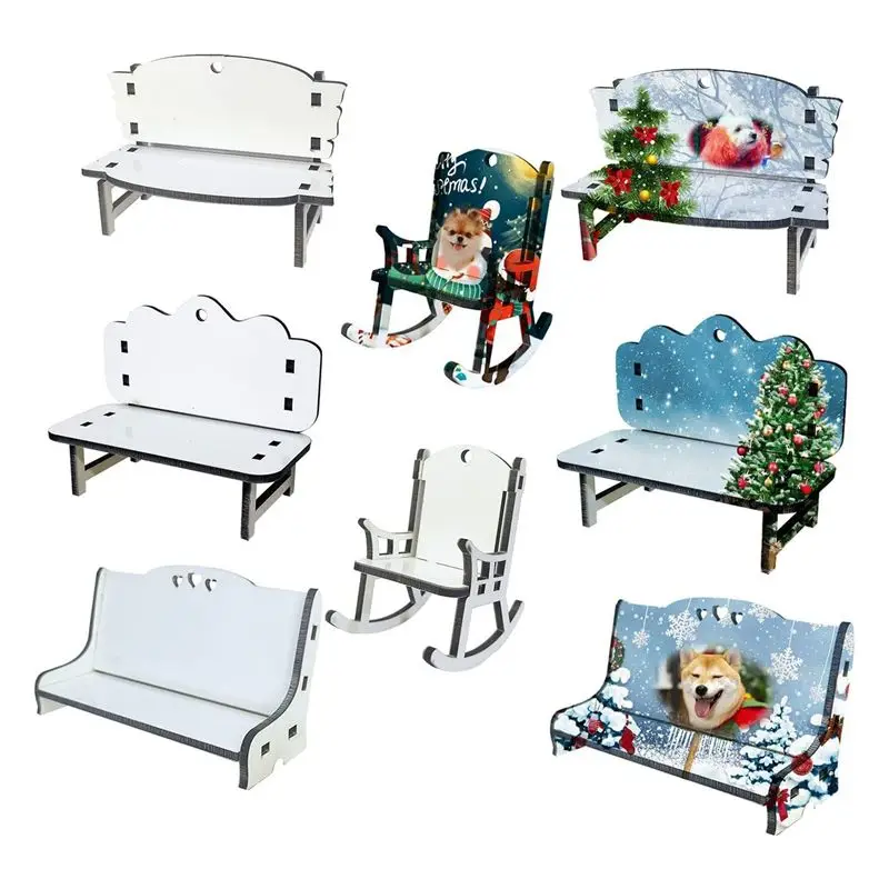 8個-ビーチチェアデコレーション-mdf昇華装飾品-両面昇華ビーチブランクチェアオーナメント-tvdae