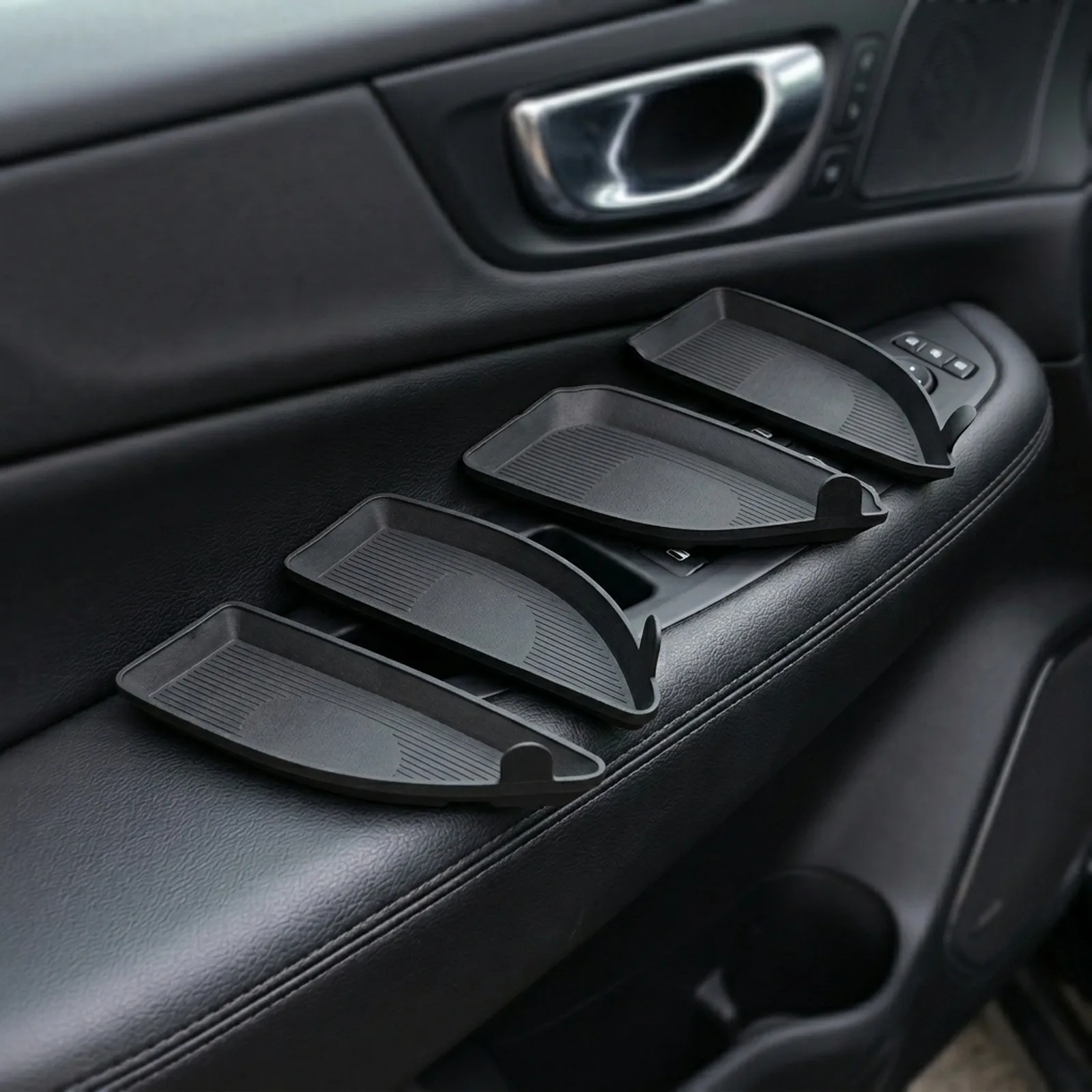 4PCS Interior Door Handle Pads Designed for Mitsubishi For Outlander 2013 2020 OEM Fitment for Easy Replacement