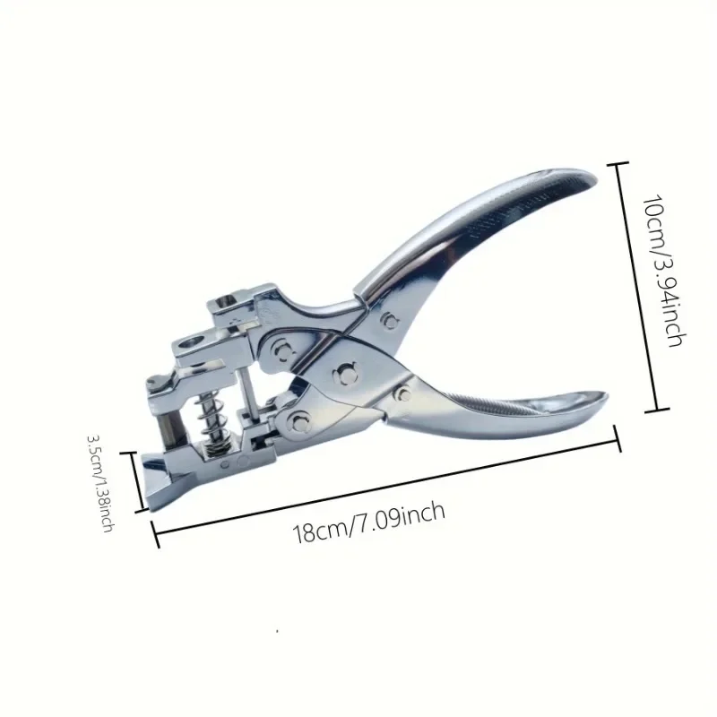 3-in-1 Manual PVC Card Puncher Elliptical Circular and Round Corner Slot Punch Durable Office School Home Use