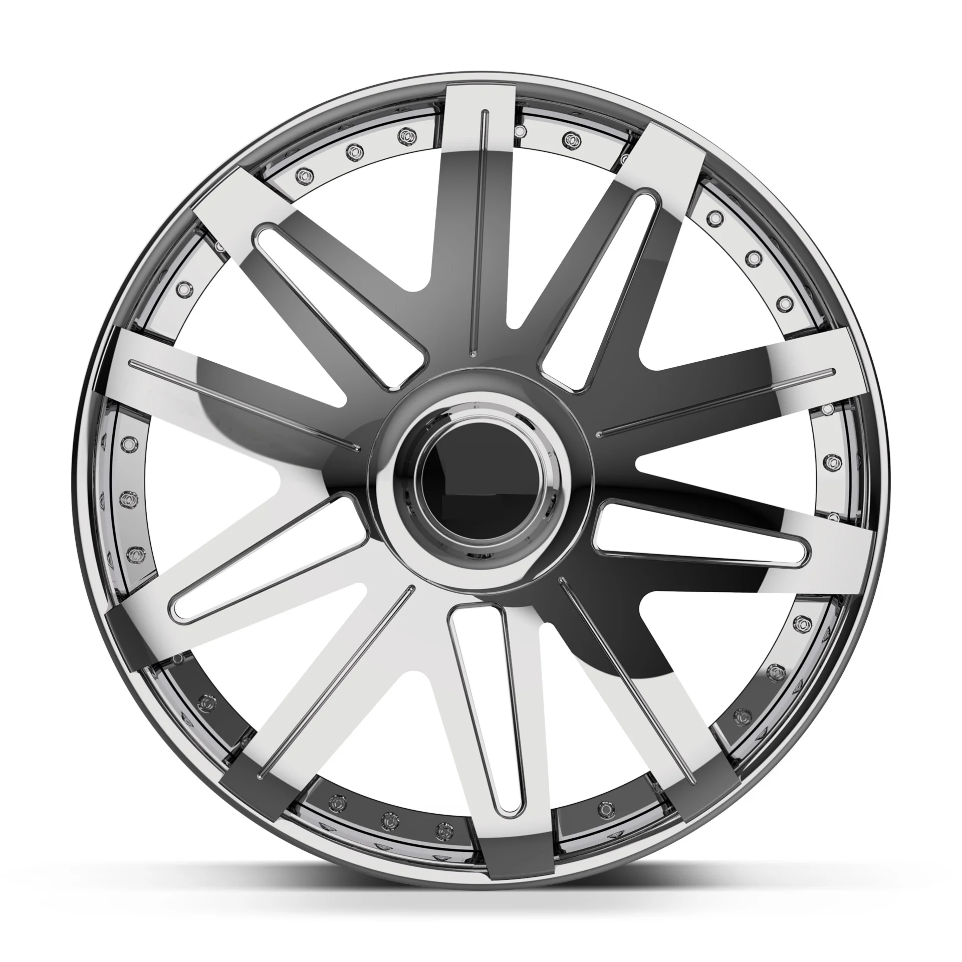 17-19 inch black aluminum alloy passenger car wheels 5X112PCD rims for the Volkswagen Golf Focus Mini