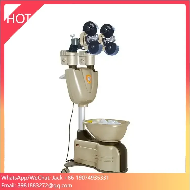 Authentic ES9 Friendship Ping Pong Training Ball Machine Multi-Rotation Multi-Drop Automatic Table Tennis Robot With 2 Heads