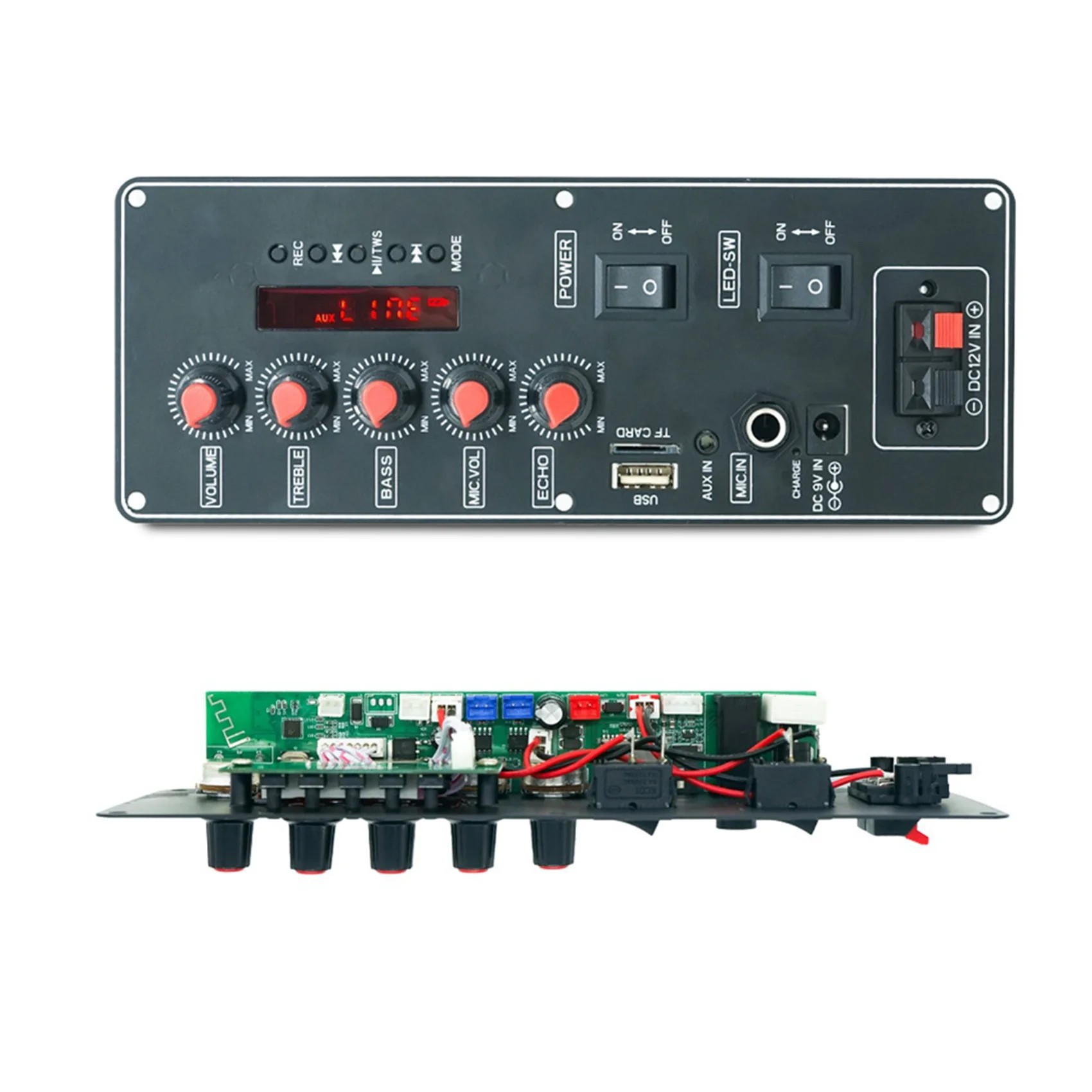FFYY-3X Audio Amplifier Board 7.4V Battery 2.0 Channel For Subwoofer & Microphone Amp Module For Home DIY Projects