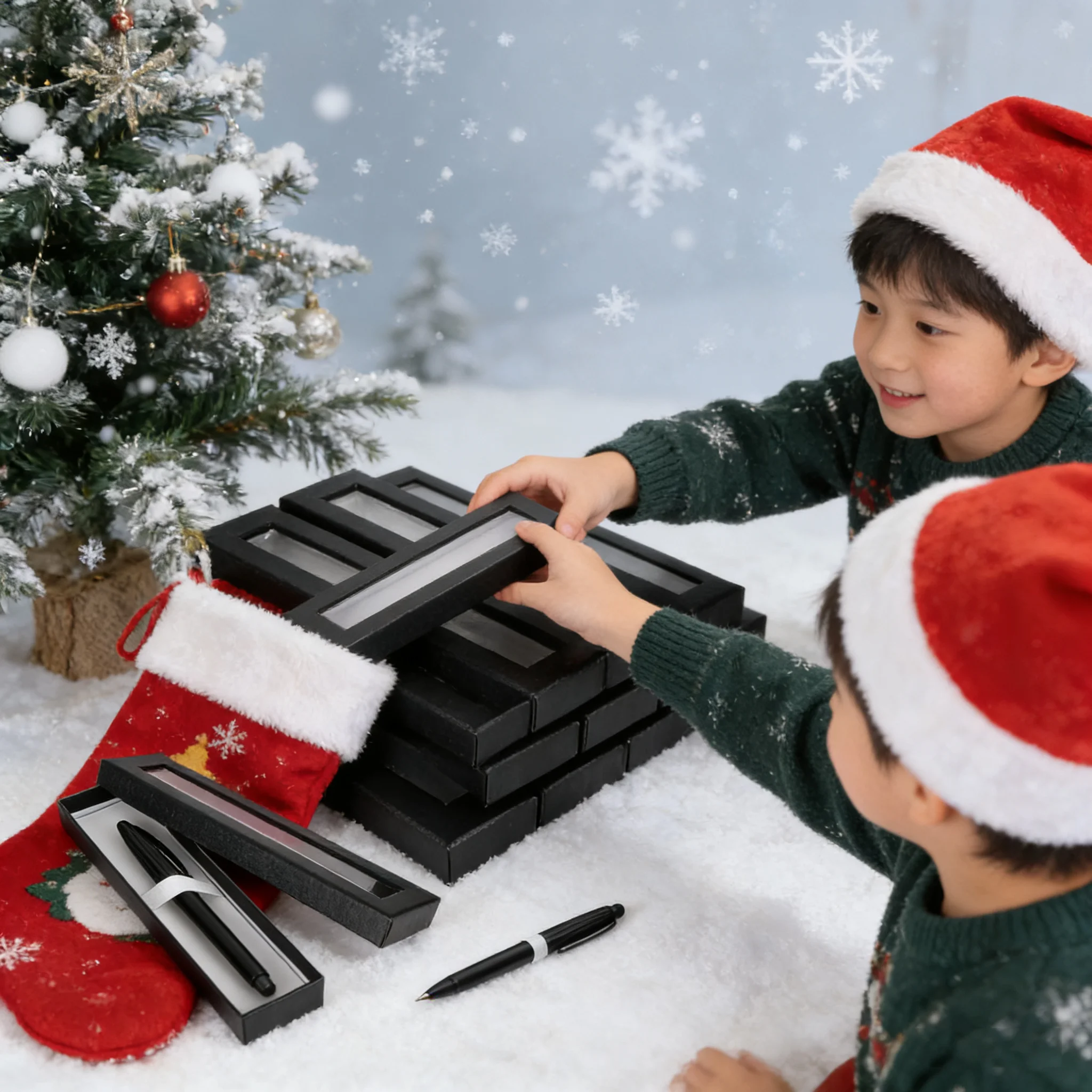30-pezzi-confezione-regalo-per-penne-astucci-vuoti-per-penne-con-coperchio-trasparente-scatola-espositiva-per-presentare-le-penne-astucci-per-gioielli-e-altri-regali